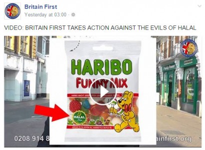 Britain First – Fighting Over a Packet of Sweets