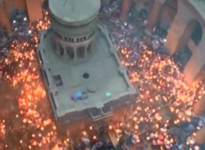 Thousands mark Greek Orthodox Holy Fire rite in Jerusalem