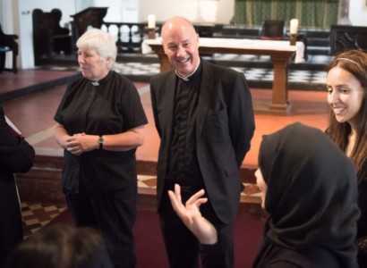 Muslims join today’s Eucharist at Bethnal Green to mark French priest’s murder by Islamists