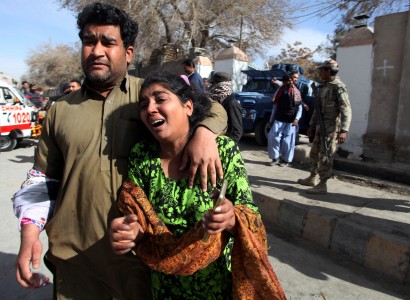 CCTV footage shows gunmen attacking Pakistan church