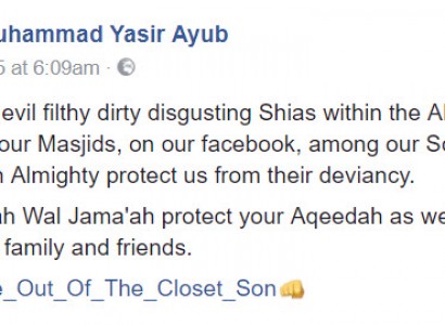 Imam Muhammad Yasir Ayub Also Goes Into Anti-Shia Rants