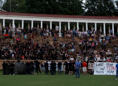 Charlottesville: Hundreds take to streets a year after far-right rally