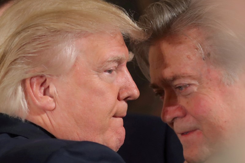 Trump breaks with Bannon, says former White House aide ‘lost his mind’